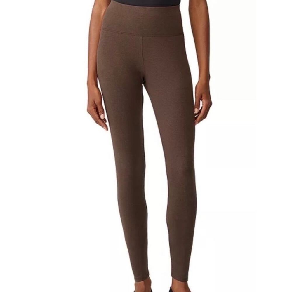J. McLaughlin Brown Pull-On Leggings Small Casual Comfort Minimalist